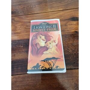 Disney's‎ Lion King II Simba's Oride VHS Movie Clamshell case